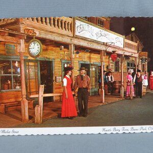 Vintage Postcard - Market Street Knott's Berry Farm - Dexter Press